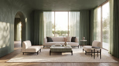 Caracole Madera Sofa – angle view – Lusso Furniture Miami