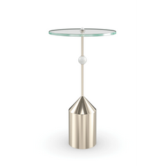 Caracole Alpha Side Table – detail – Lusso Furniture Miami