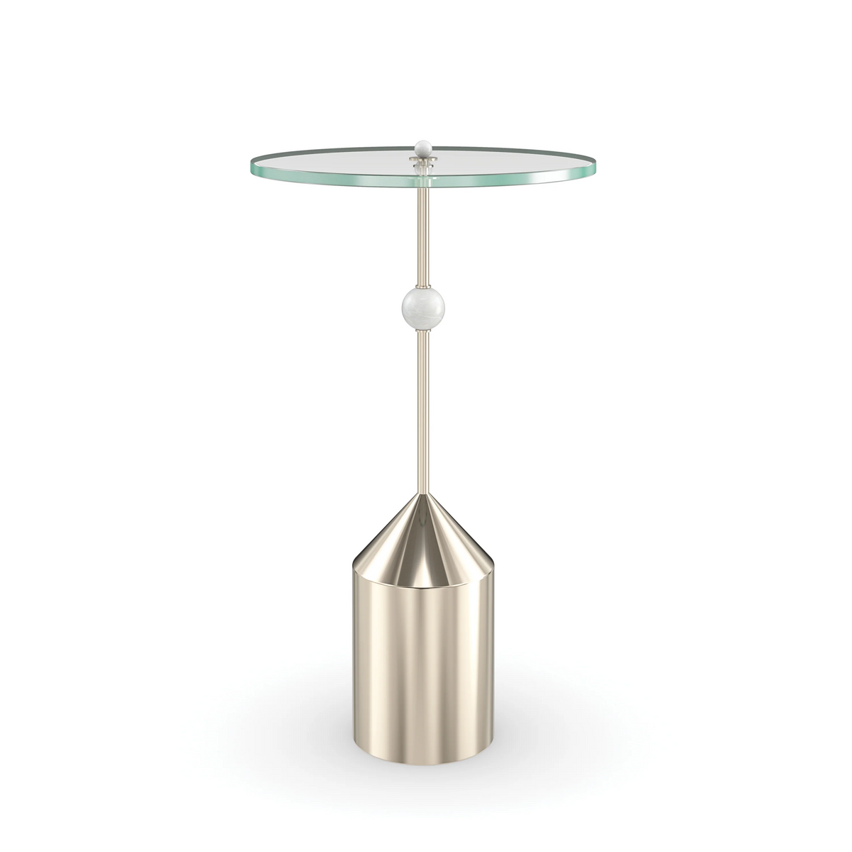 Caracole Alpha Side Table – detail – Lusso Furniture Miami