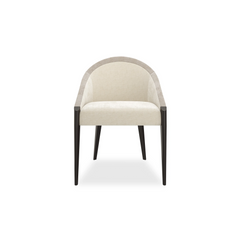 Caracole On All Levels Dining Chair – front view – Lusso Furniture Miami