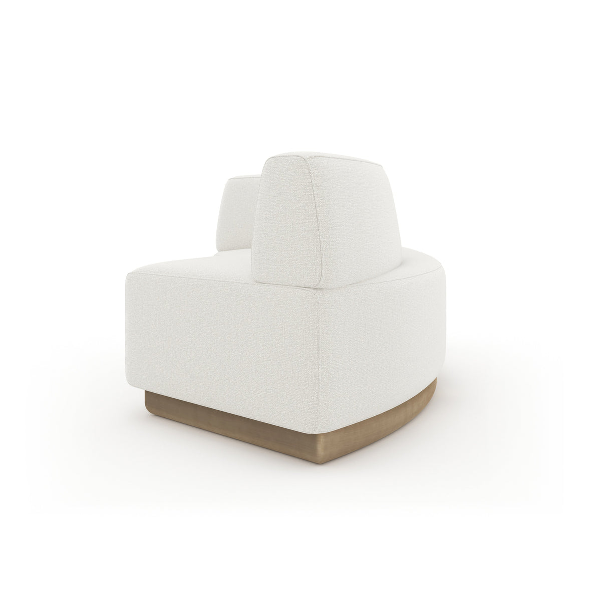 Caracole Crescent Sectional Components – top view – Lusso Furniture Miami