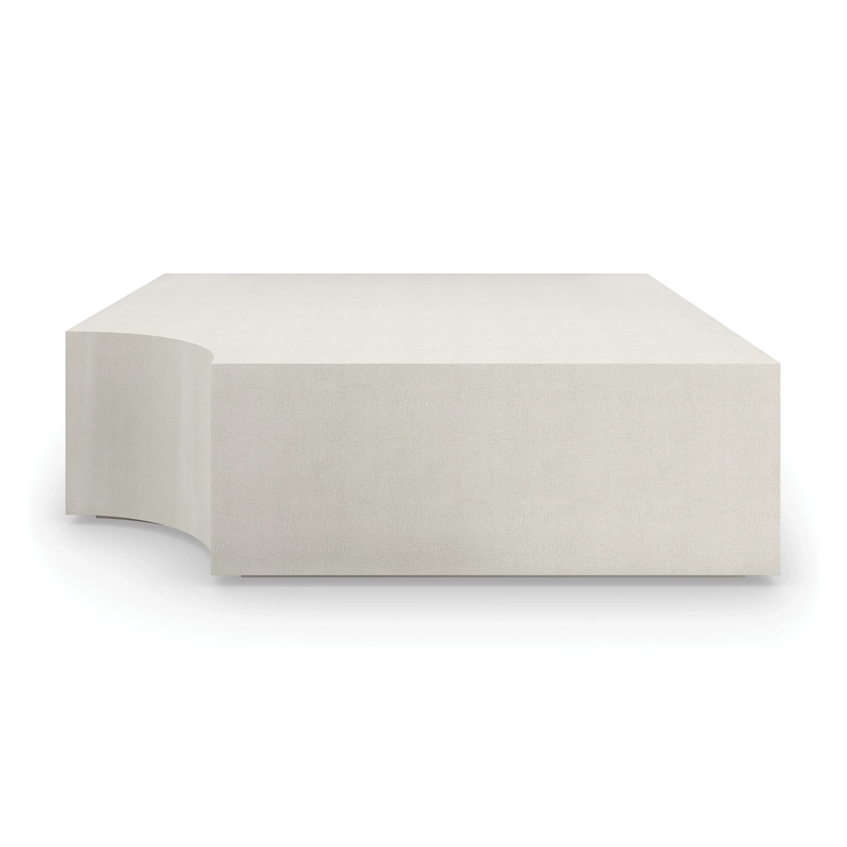 Caracole Buttoned Up End Table – front view – Lusso Furniture Miami