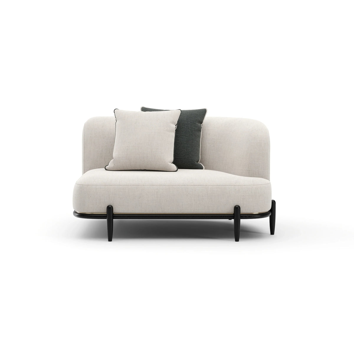 Caracole Madera Sectional Components – room setting – Lusso Furniture Miami