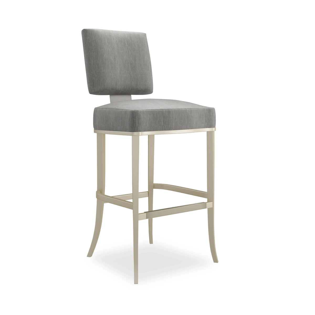 Caracole Reserved Seating Bar Stool – view 11 – Lusso Furniture Miami