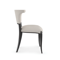 Caracole Be My Guest Ivory Dining Chair – detail – Lusso Furniture Miami