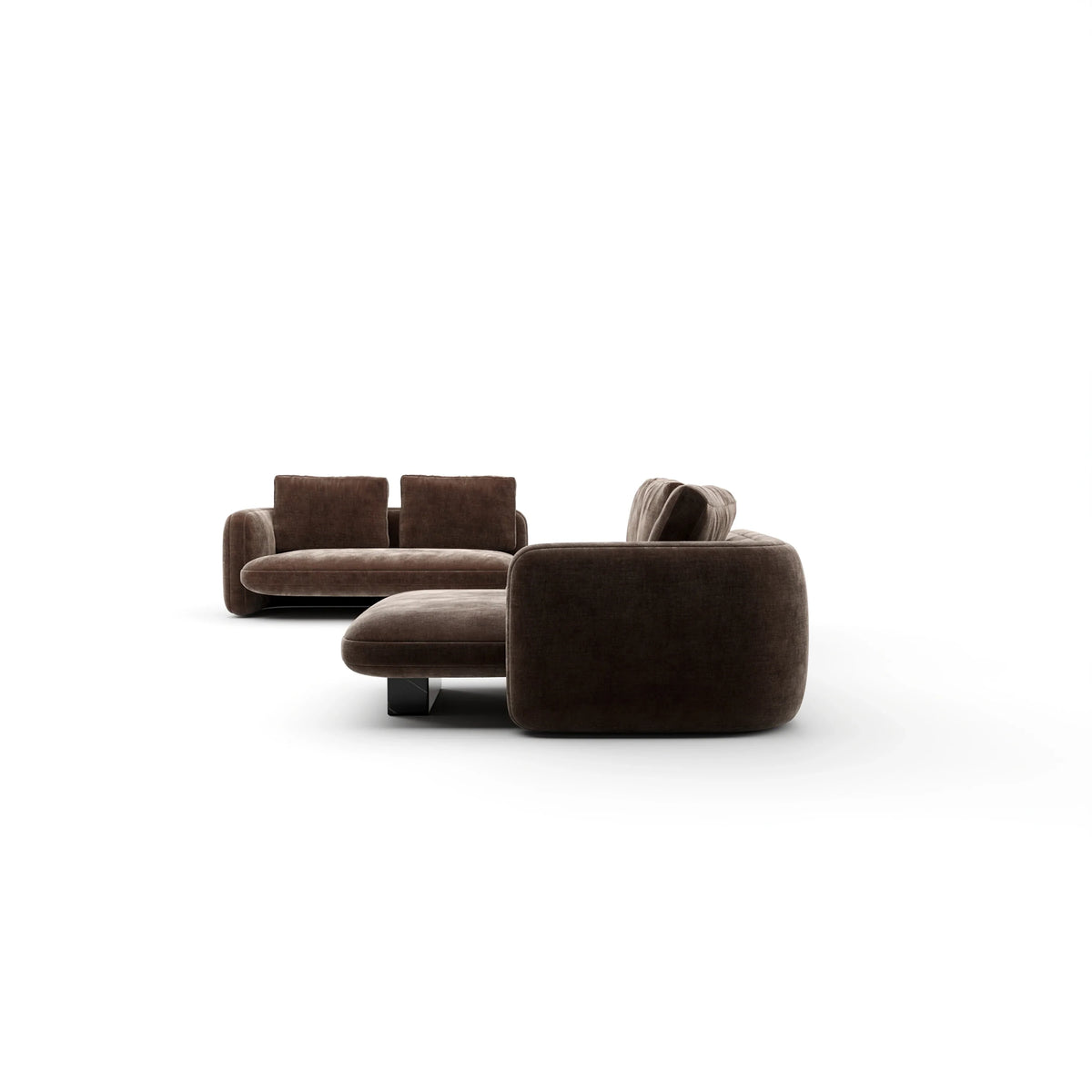 Caracole Overlap Sectional – view 78 – Lusso Furniture Miami