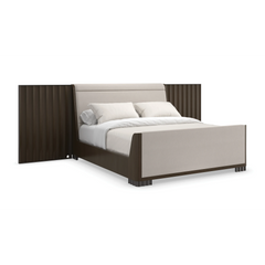 Caracole Slow Wave Bed Components – room setting – Lusso Furniture Miami