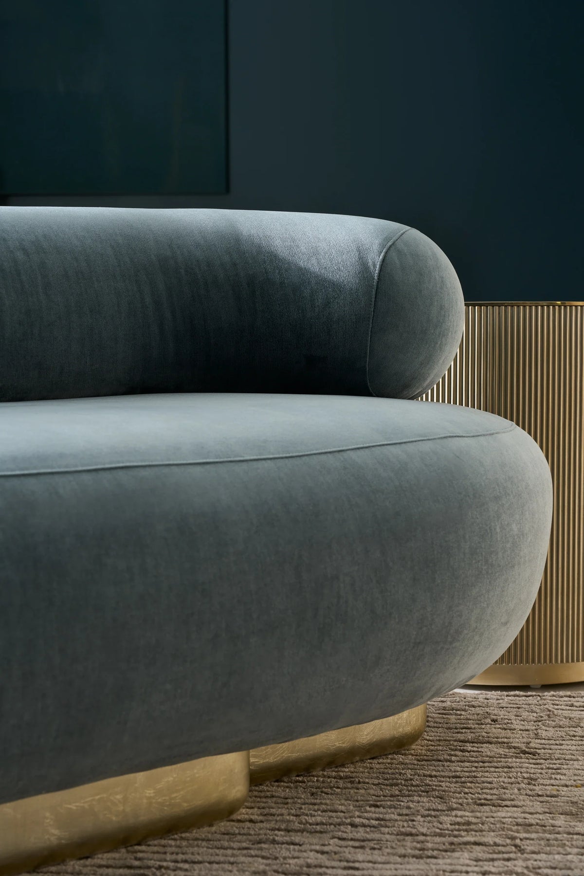 Caracole Lagoon Sofa – room setting – Lusso Furniture Miami