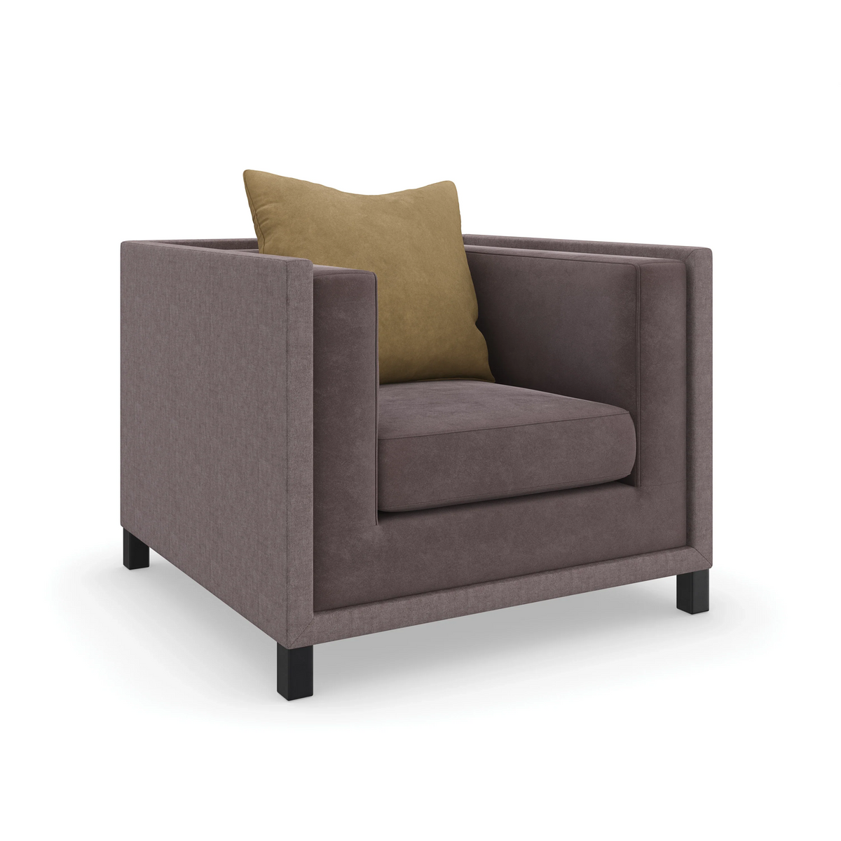 Caracole Tuxedo Accent Chair – finish detail – Lusso Furniture Miami