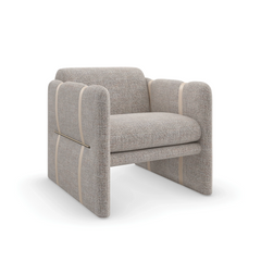 Caracole Cigar Club Chair – front view – Lusso Furniture Miami