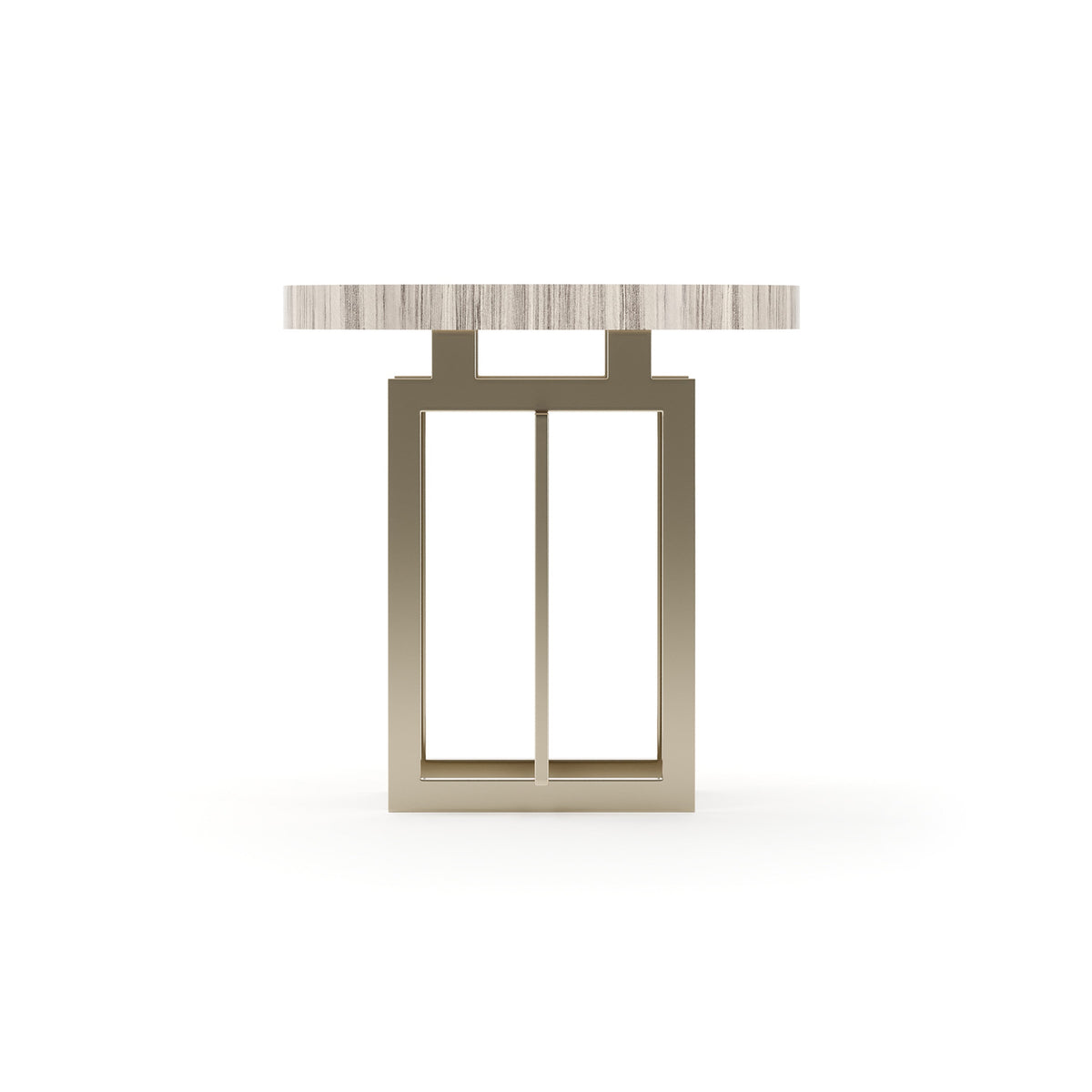 Caracole Wish You Were Here Side Table – side view – Lusso Furniture Miami