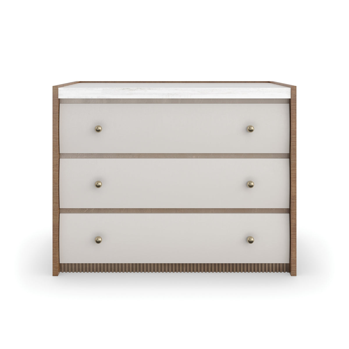 Caracole Avignon Nightstand – front view – Lusso Furniture Miami