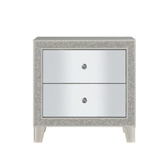 ACME Sliverfluff Nightstand – side view – Lusso Furniture Miami