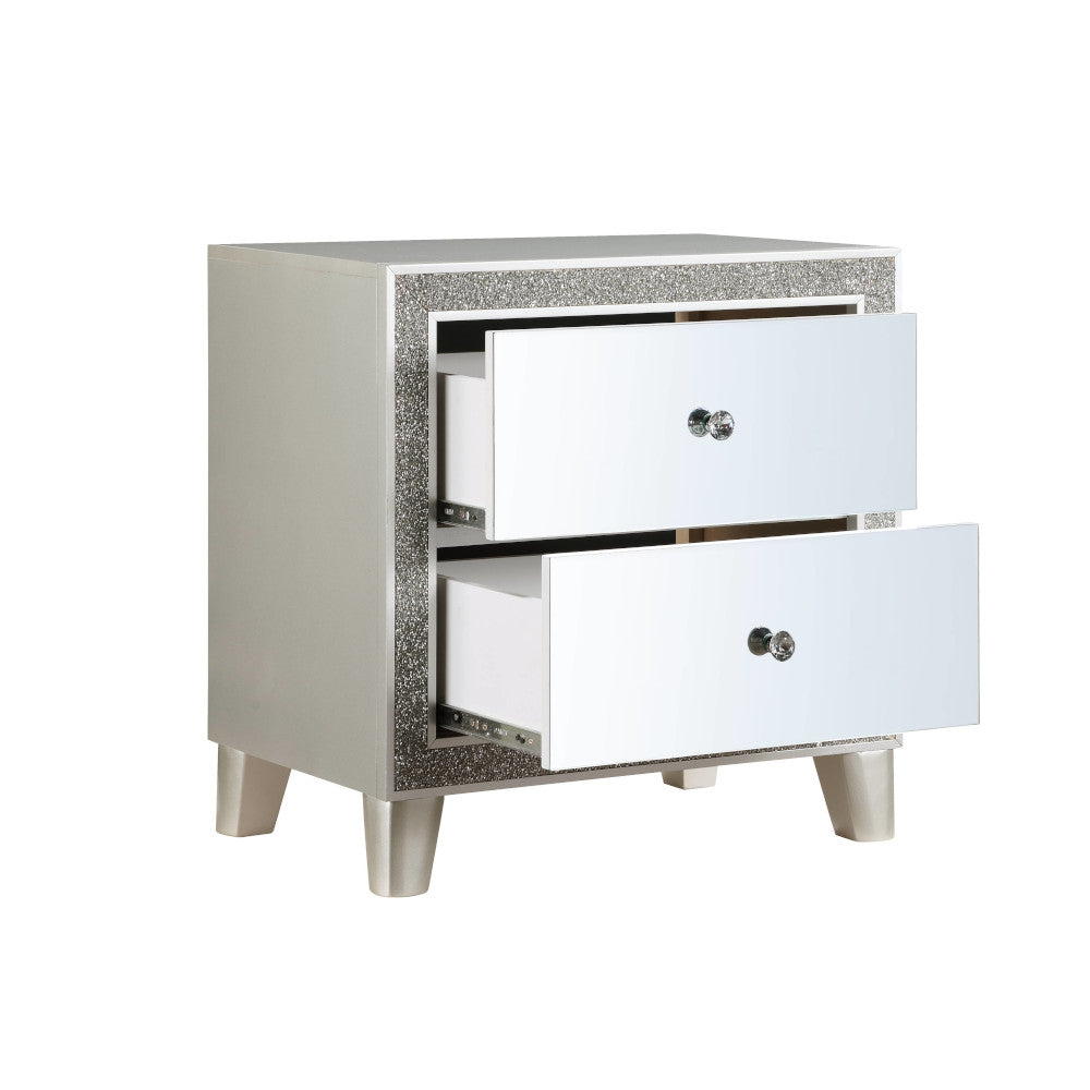 ACME Sliverfluff Nightstand – detail – Lusso Furniture Miami