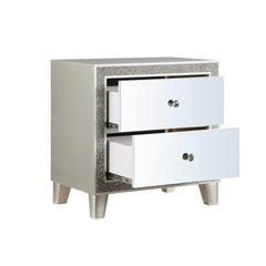 ACME Sliverfluff Nightstand – detail – Lusso Furniture Miami