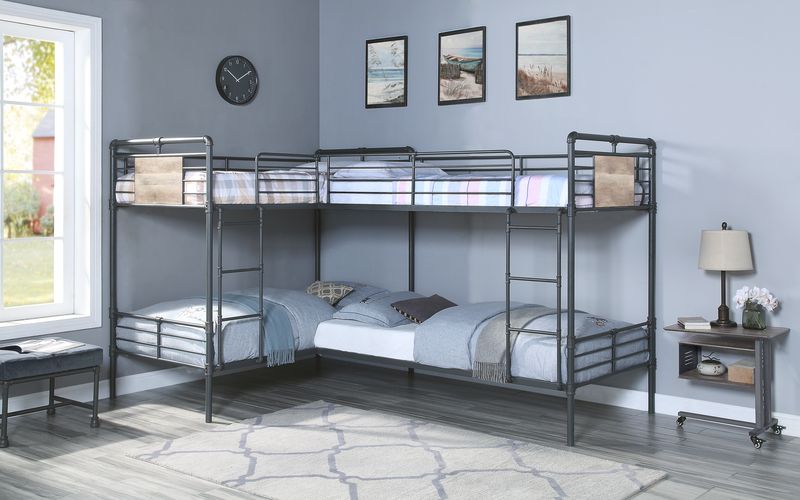 ACME Cordelia Quadruple Bunk Bed – front view – Lusso Furniture Miami