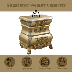 ACME Seville Nightstand – back view – Lusso Furniture Miami