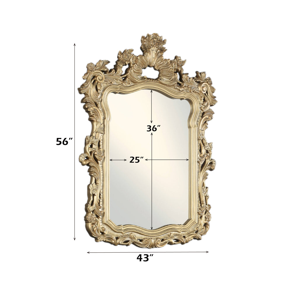 ACME Seville Mirror – top view – Lusso Furniture Miami