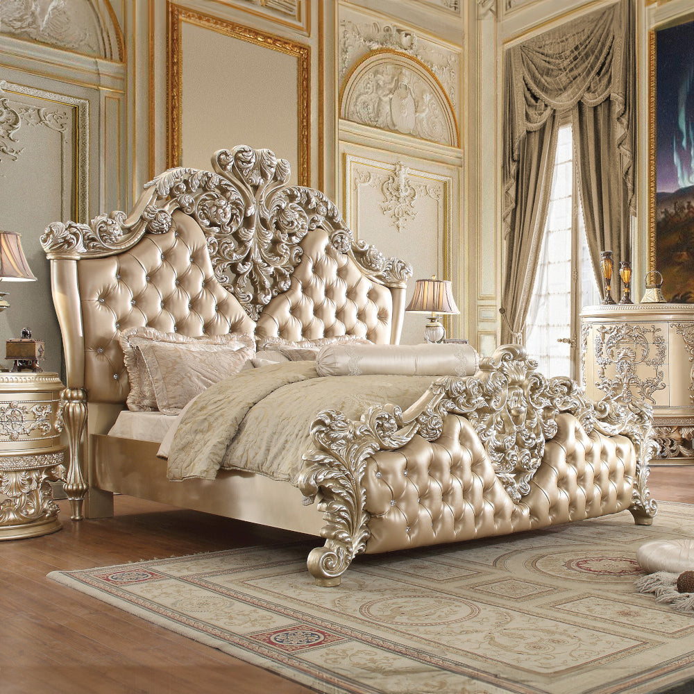 ACME Vatican Bed – front view – Lusso Furniture Miami