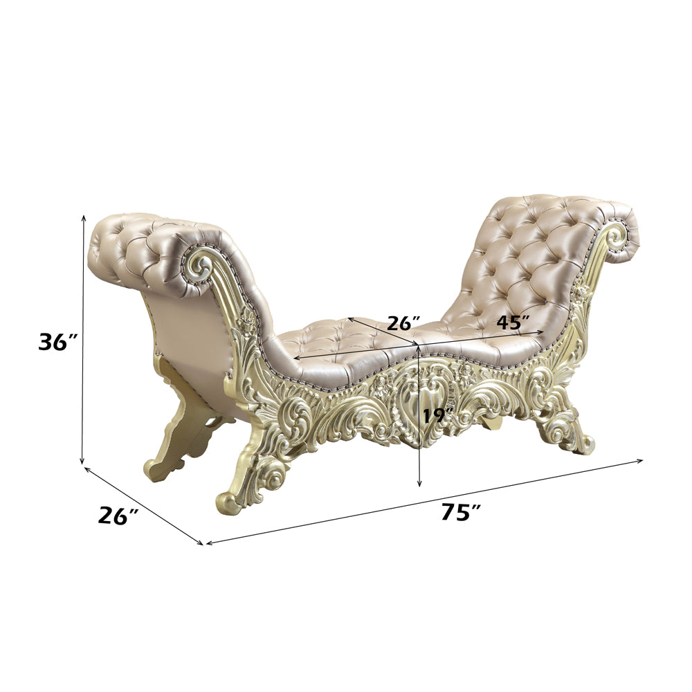 ACME Vatican Bench – room setting – Lusso Furniture Miami