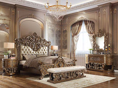 ACME Constantine Bed – back view – Lusso Furniture Miami
