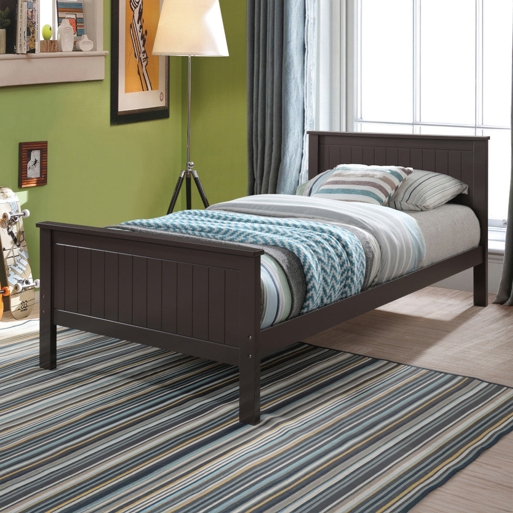 ACME Bungalow Panel Bed – front view – Lusso Furniture Miami