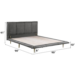 ACME Metis Leather Bed – view 21 – Lusso Furniture Miami