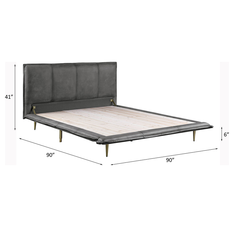 ACME Metis Leather Bed-zoom-