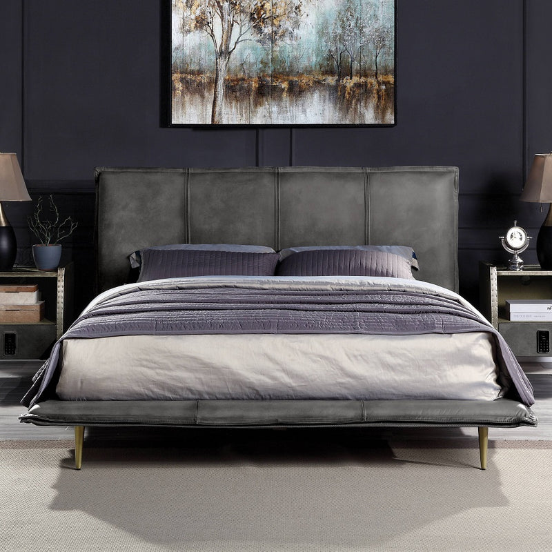 ACME Metis Leather Bed-zoom-