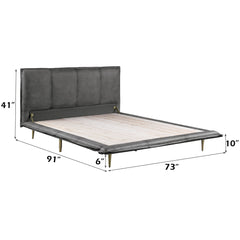 ACME Metis Leather Bed – top view – Lusso Furniture Miami
