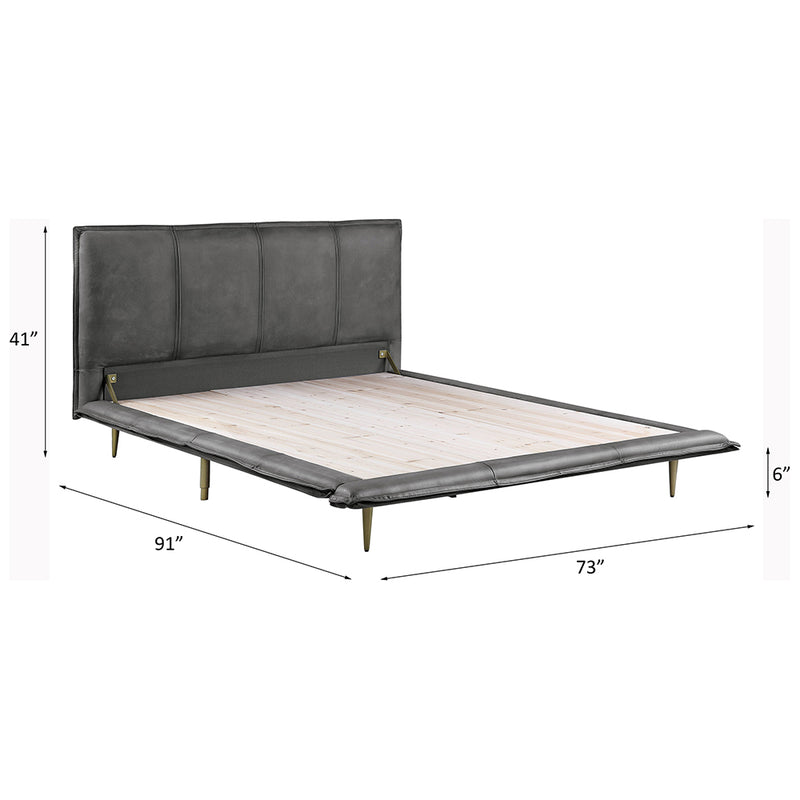 ACME Metis Leather Bed-zoom-