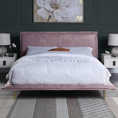 ACME Metis Leather Bed – close-up – Lusso Furniture Miami