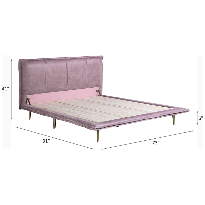 ACME Metis Leather Bed-zoom-