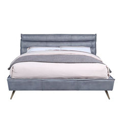 ACME Doris Leather Bed – view 14 – Lusso Furniture Miami