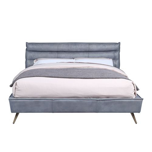 ACME Doris Leather Bed – view 14 – Lusso Furniture Miami