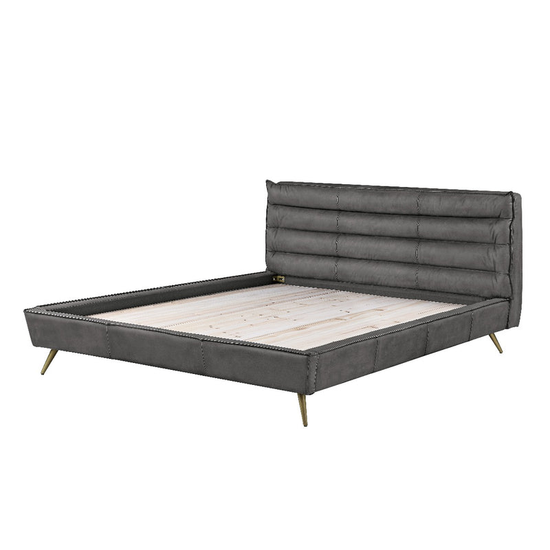 ACME Doris Leather Bed-zoom-