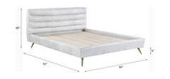 ACME Doris Leather Bed – view 22 – Lusso Furniture Miami