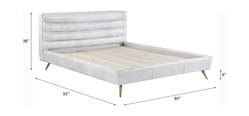 ACME Doris Leather Bed-zoom-