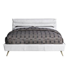 ACME Doris Leather Bed – alternate view – Lusso Furniture Miami