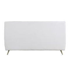 ACME Doris Leather Bed – finish detail – Lusso Furniture Miami