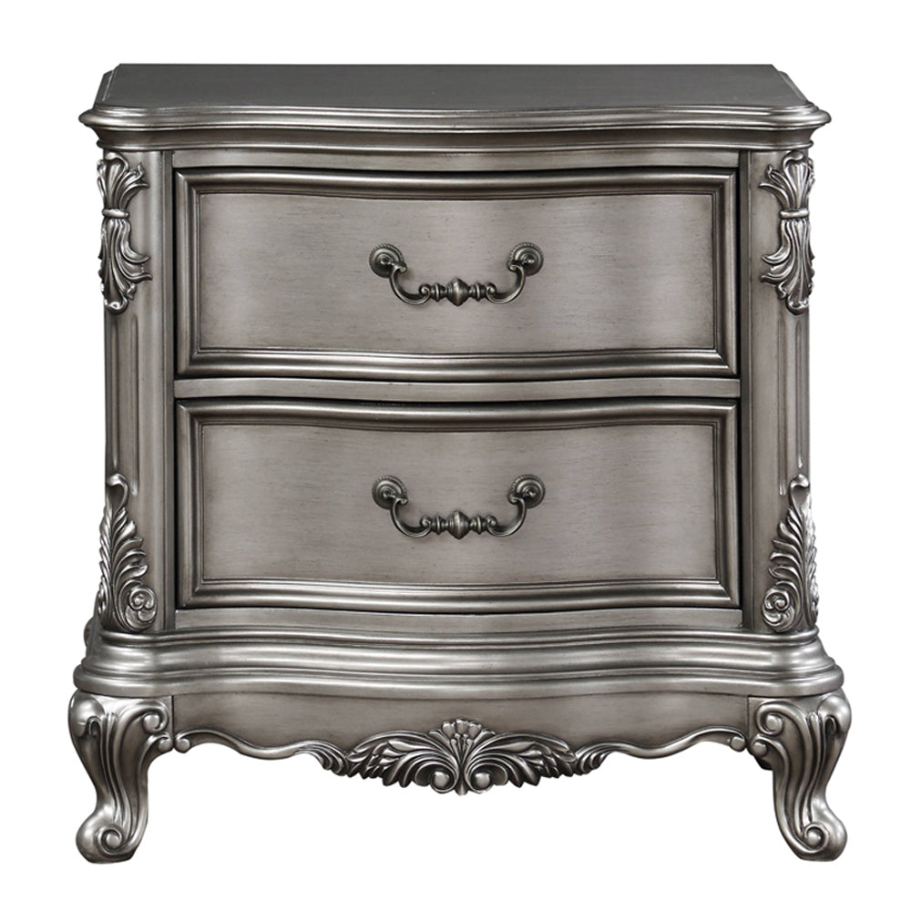 ACME Ariadne Nightstand – side view – Lusso Furniture Miami