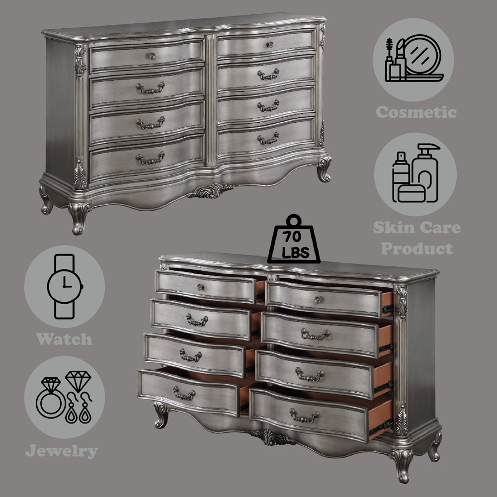 ACME Ariadne Dresser – top view – Lusso Furniture Miami
