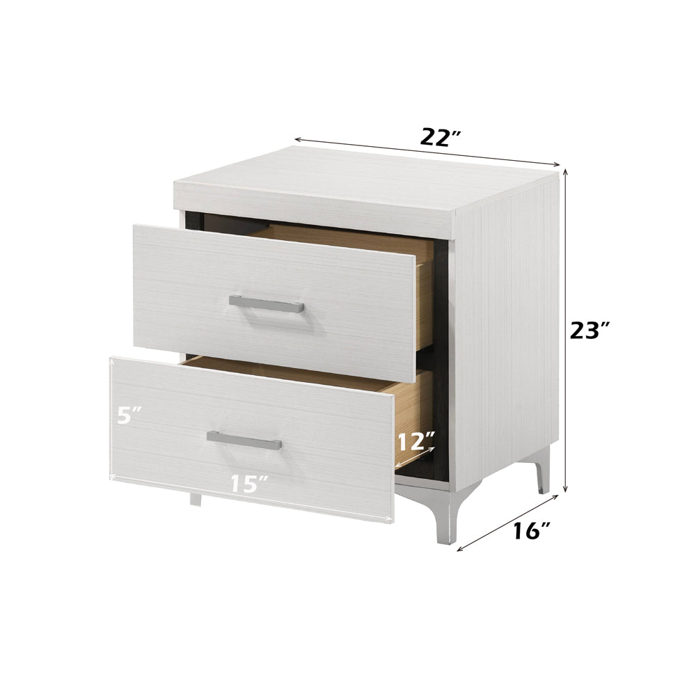 ACME Casilda Nightstand – close-up – Lusso Furniture Miami