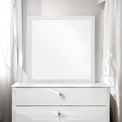 ACME Casilda Mirror – back view – Lusso Furniture Miami