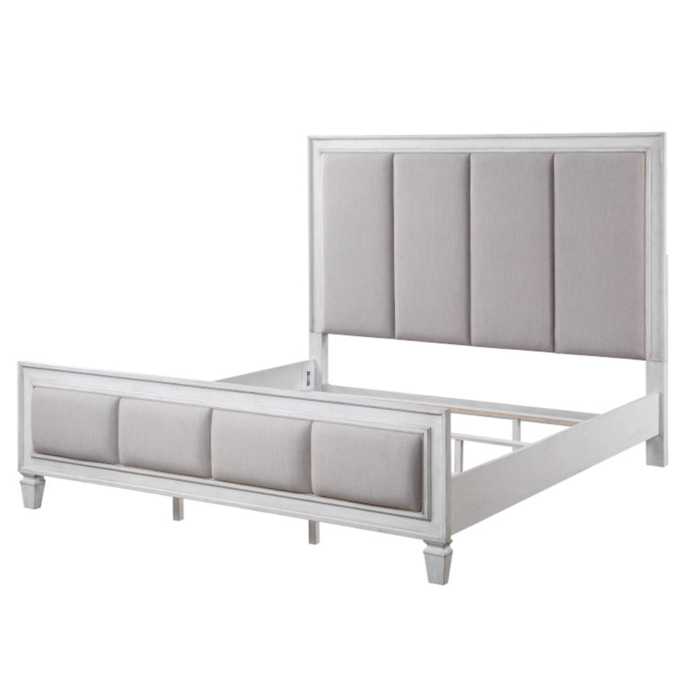 ACME Katia Bed – angle view – Lusso Furniture Miami