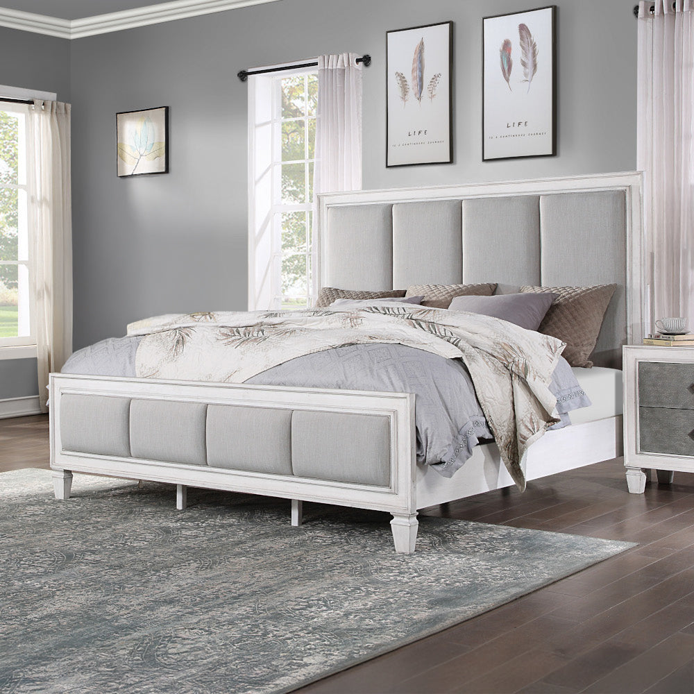 ACME Katia Bed – front view – Lusso Furniture Miami