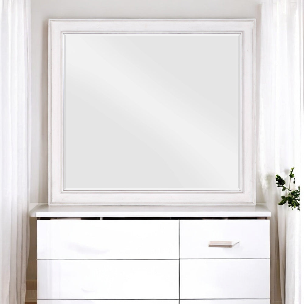 ACME Katia Mirror – side view – Lusso Furniture Miami