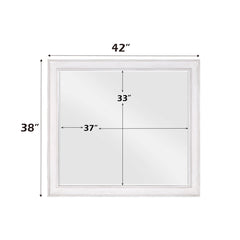 ACME Katia Mirror – top view – Lusso Furniture Miami