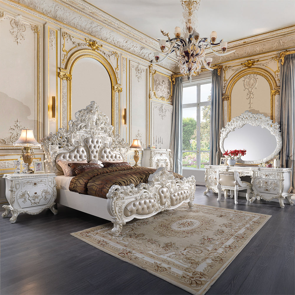ACME Vanaheim Mirror – side view – Lusso Furniture Miami