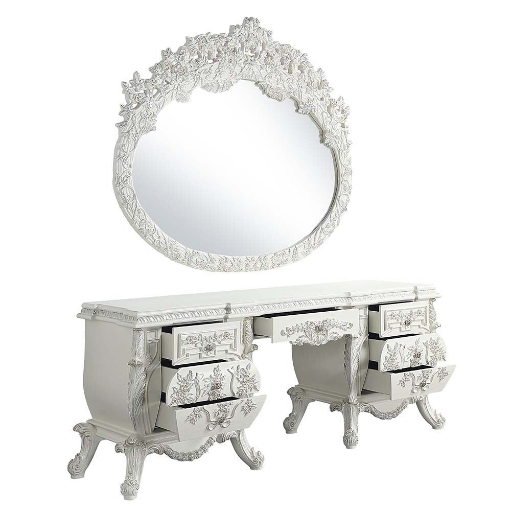 ACME Vanaheim Vanity Desk – detail – Lusso Furniture Miami